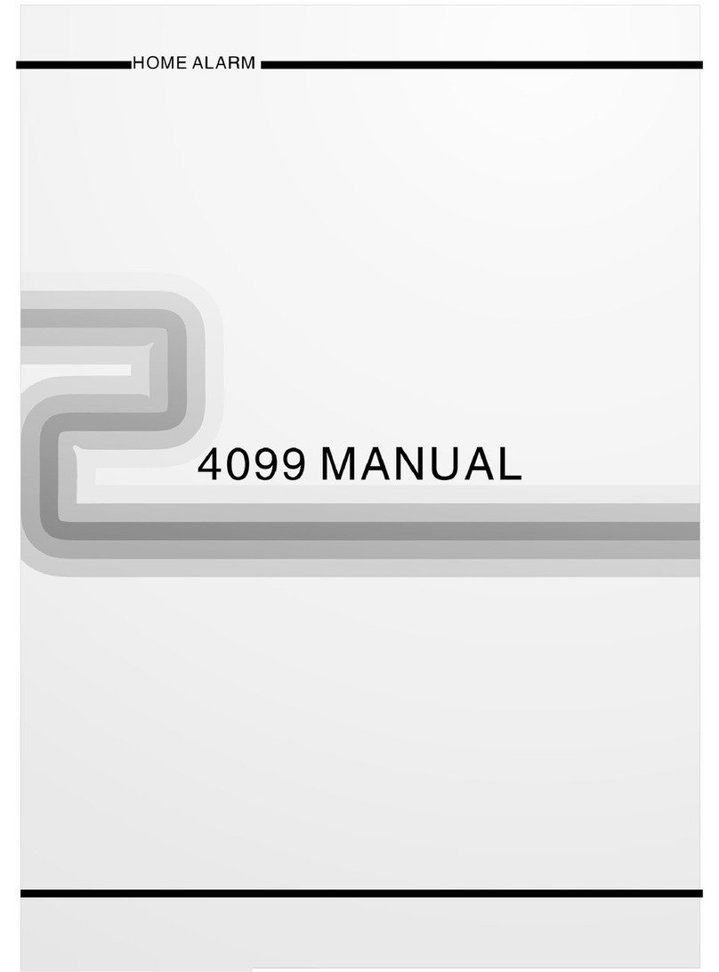 HOME ALARM 4099 User manual