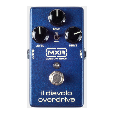 mxr IL DIAVOLO OVERDRIVE manual