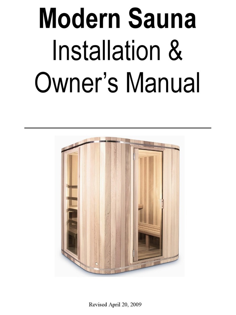 Fonteyn Spas Modern-2 Installation & owner's manual