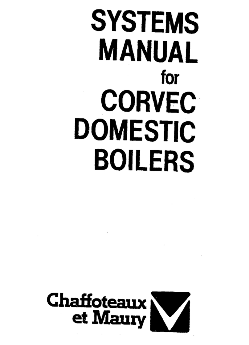 Chaffoteaux & Maury CORVEC Series manual