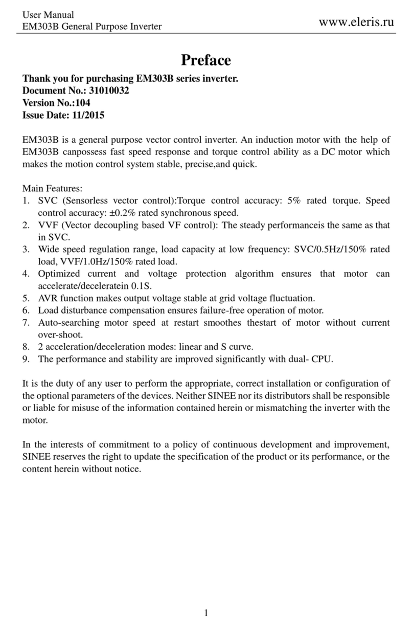 Eleris EM303B user manual