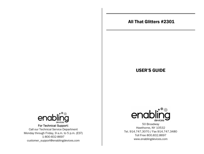 Enabling Devices All That Glitters 2301 User manual Enabling Devices All That Glitters 2301 User manual