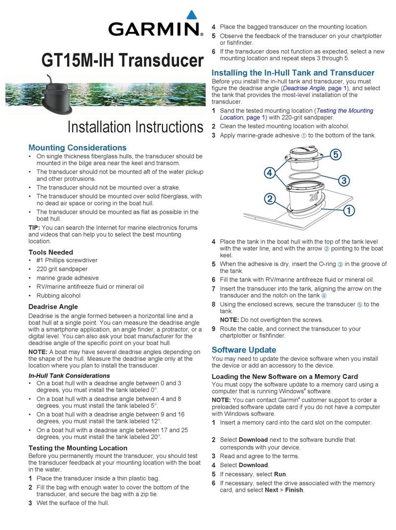 Garmin GT15M-IH installation instructions