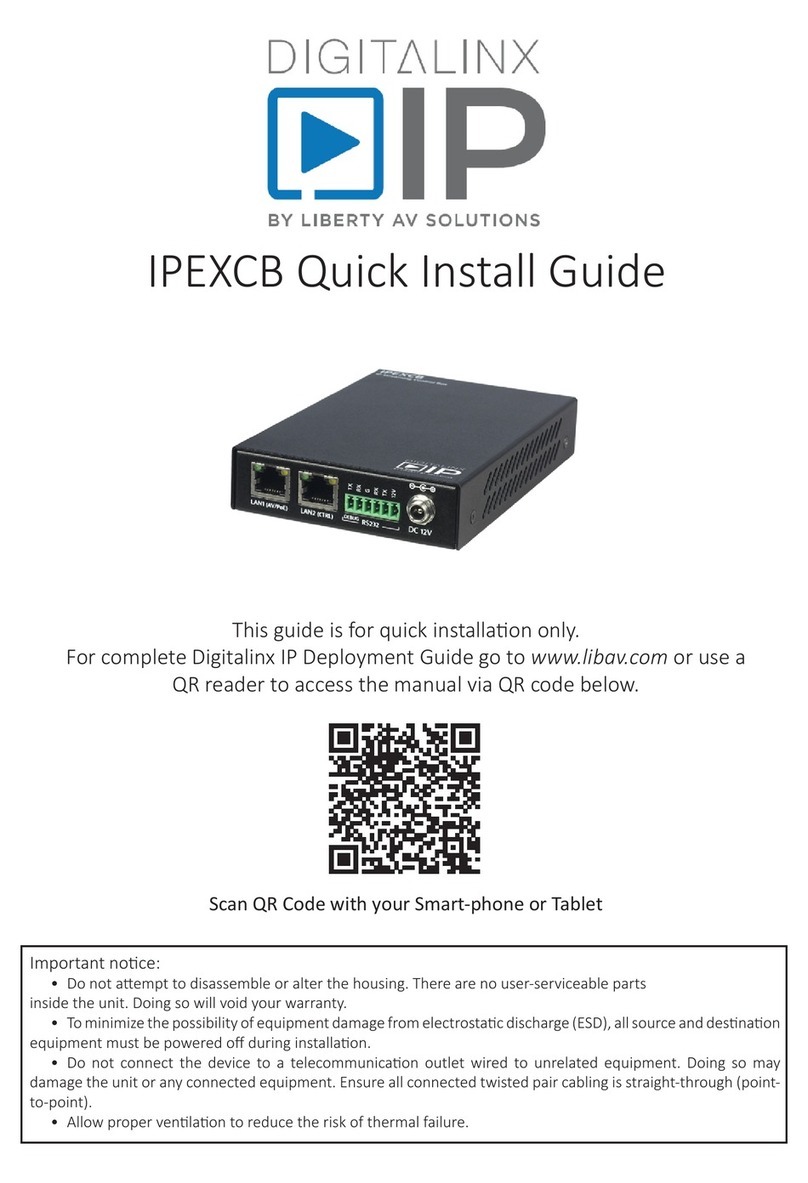 DigitaLinx IPEXCB Quick install guide