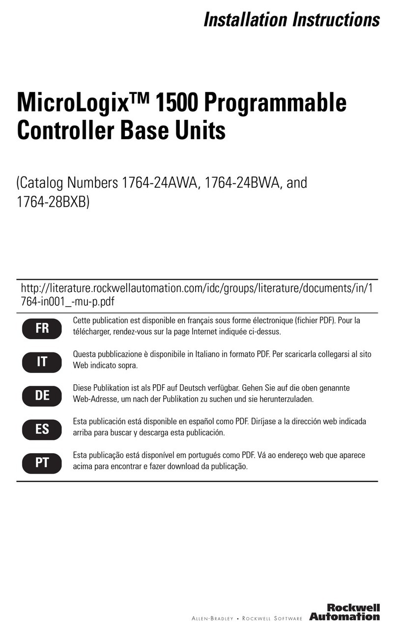 Rockwell Automation MicroLogix 1500 User manual