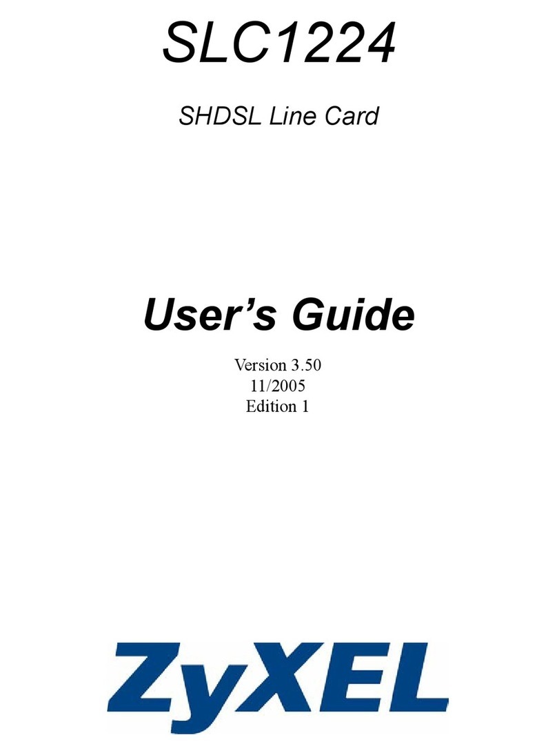 ZyXEL Communications SLC1224 user guide