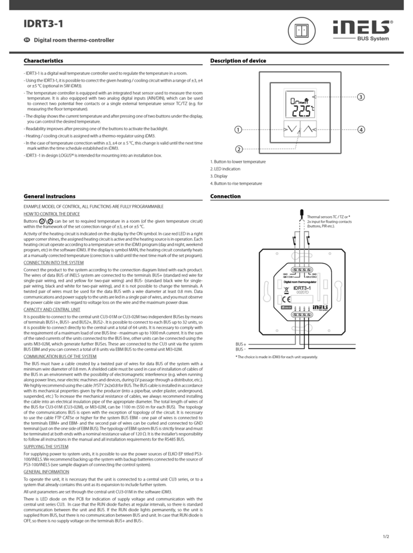 iNels IDRT3-1 manual