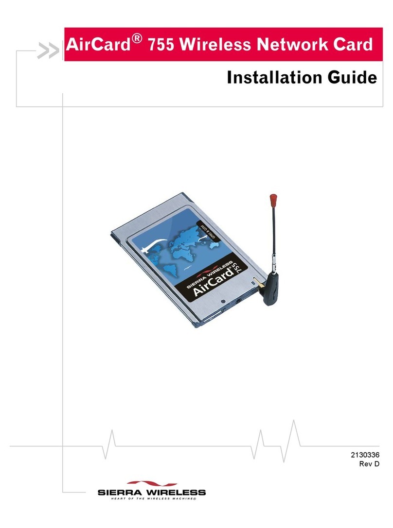 Sierra Wireless AirCard 755 installation guide Sierra Wireless AirCard 755 installation guide