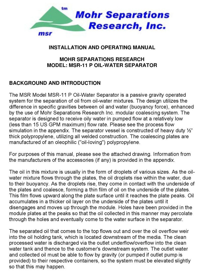 MSR MSR-11 P User manual
