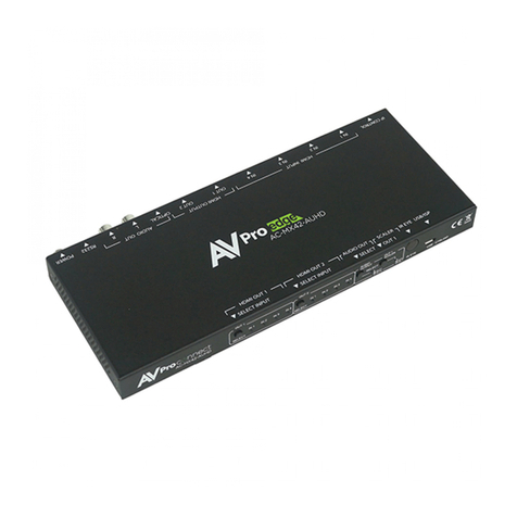 AVPro Edge AC-MX42-AUHD User manual