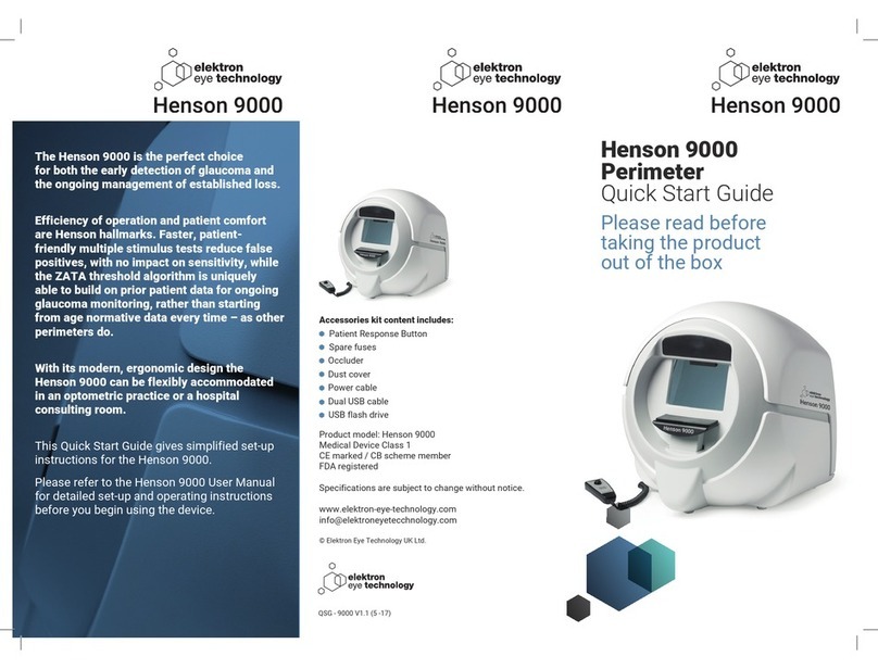 elektron eye technology Henson 9000 quick start guide