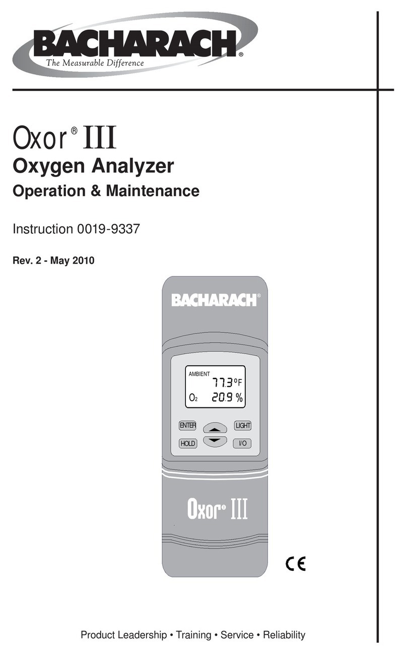 Bacharach Oxor III Troubleshooting guide