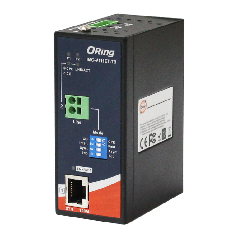 ORiNG IMC-V111ET-TB Quick installation guide