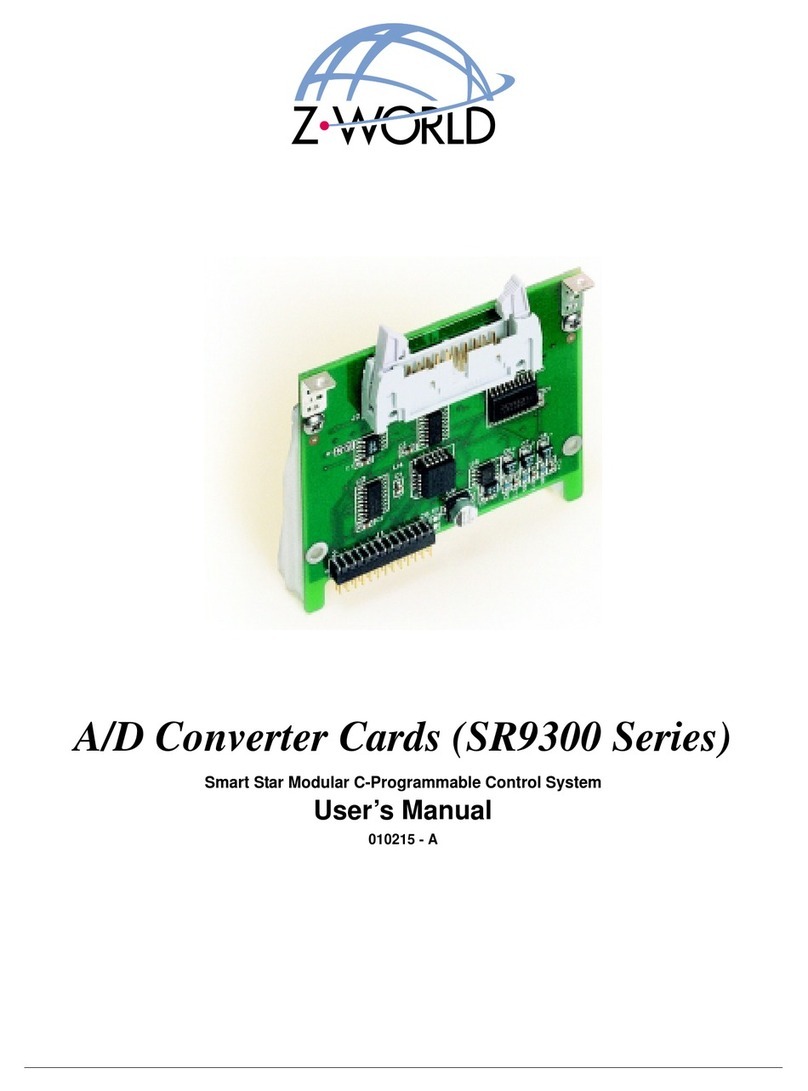 Z-World SR9300 user manual