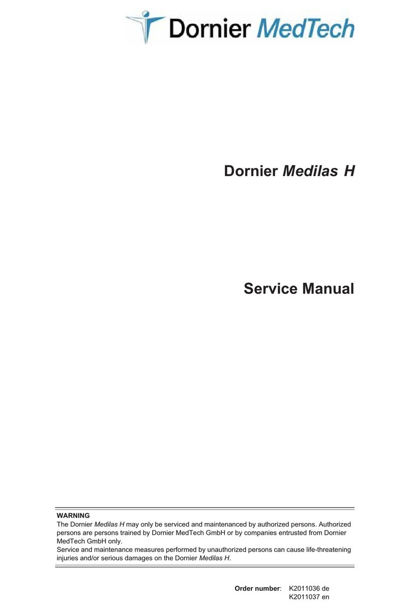 Dornier Medilas H Service manual