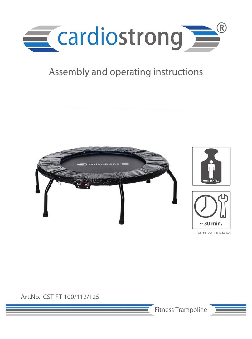 CARDIOSTRONG CST-FT-125 Assembly and operating instructions CARDIOSTRONG CST-FT-125 Assembly and operating instructions