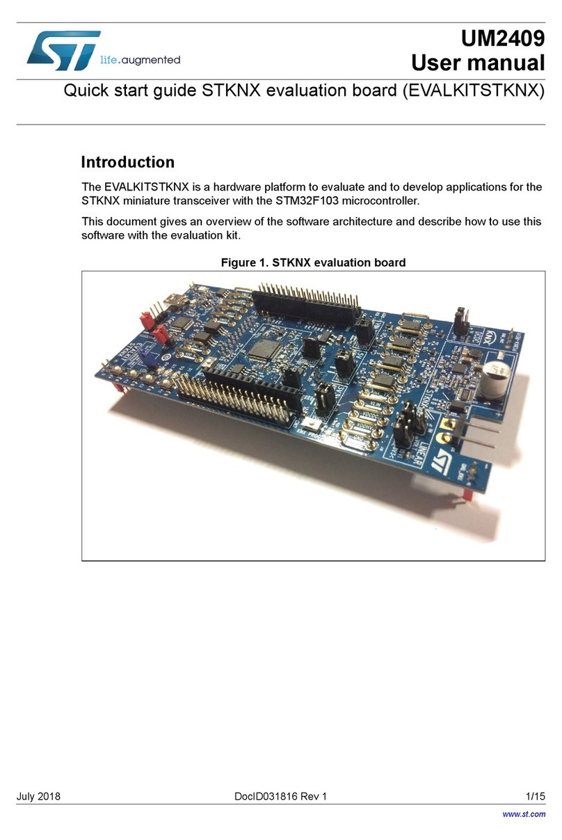 ST EVALKITSTKNX User manual
