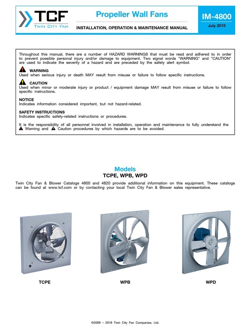 TCF TCPE Instruction manual