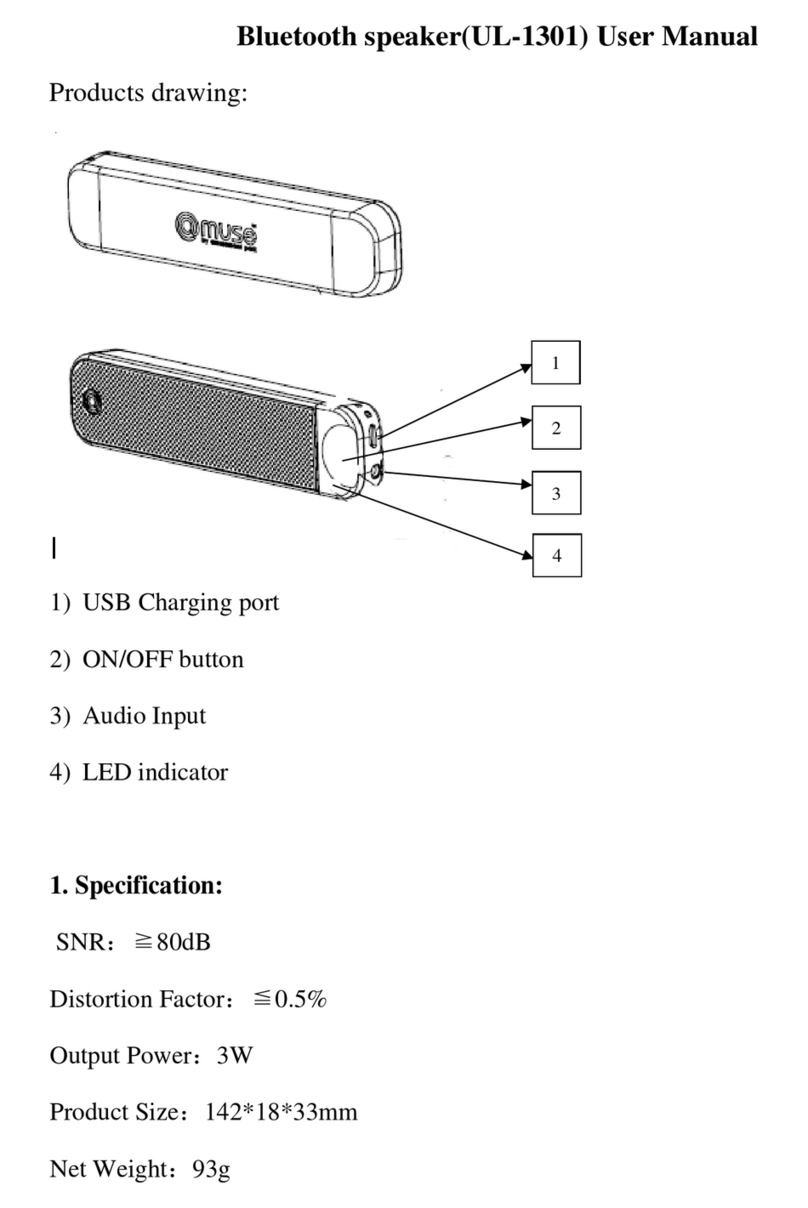 Muse UL-1301 user manual