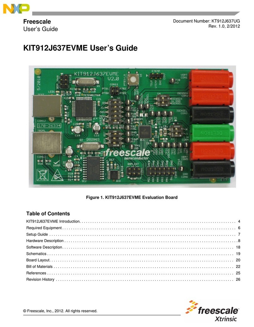 NXP Semiconductors KIT912J637EVME user guide
