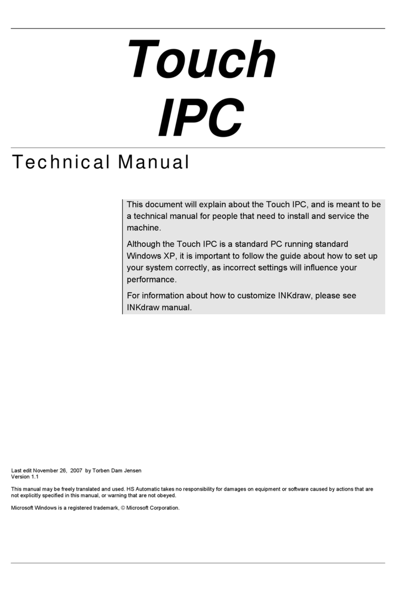 HSAJET TOUCH-IPC Technical manual