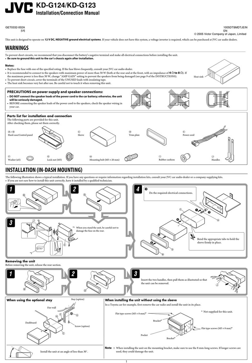 JVC KD-G124 Guide