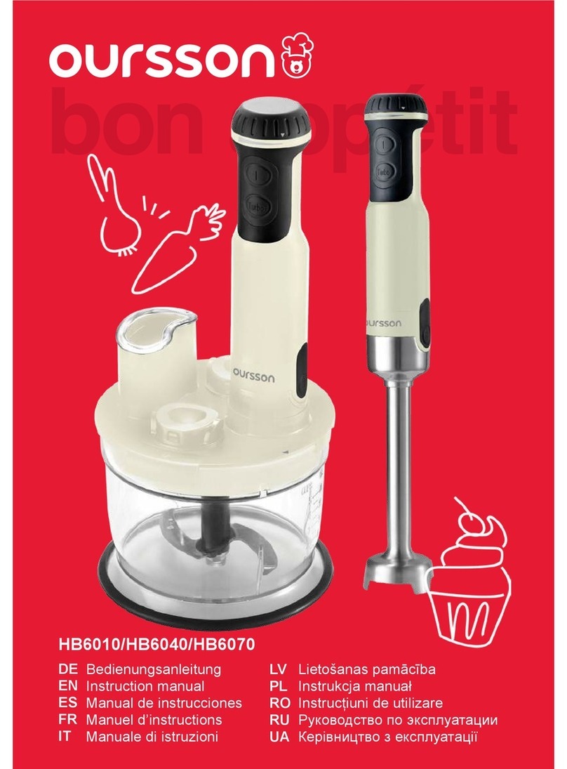 Oursson HB6010 instruction manual
