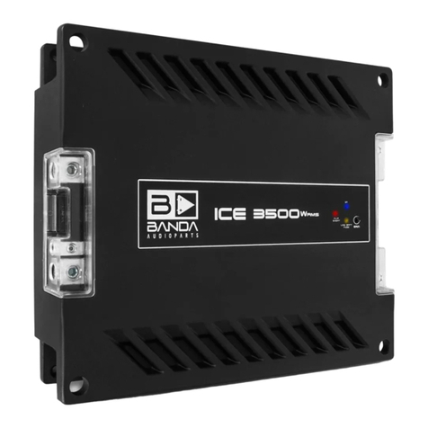 Banda ICE 2000W rms instruction manual