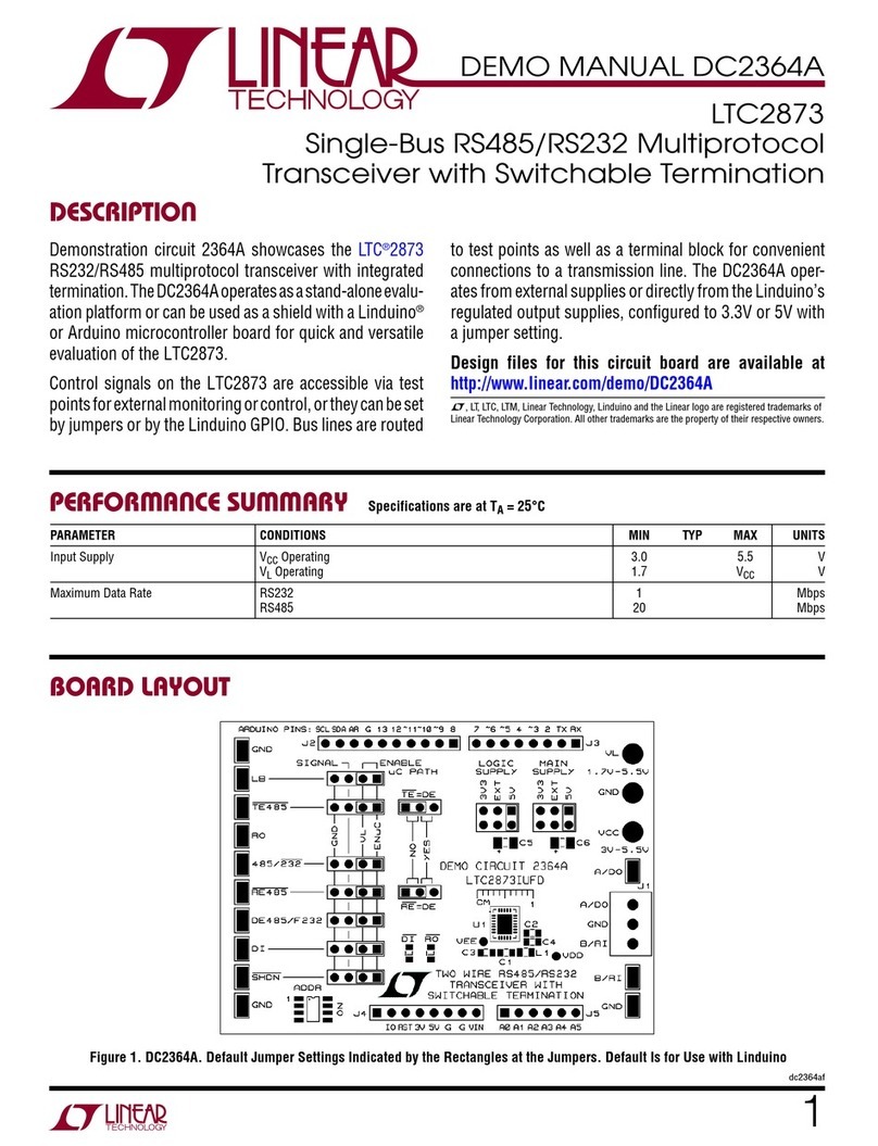 Linear Technology DC2364A Demo Manual Linear Technology DC2364A Demo Manual