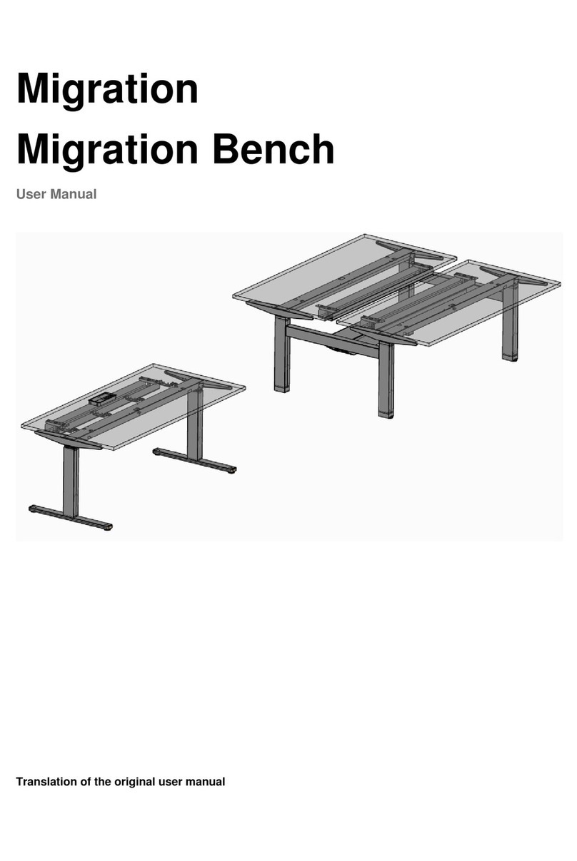 Steelcase Migration Bench user manual