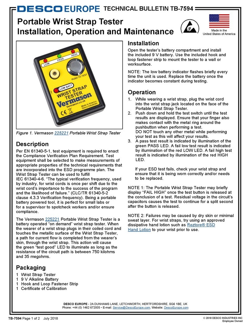 Vermason 225221 Owner's manual