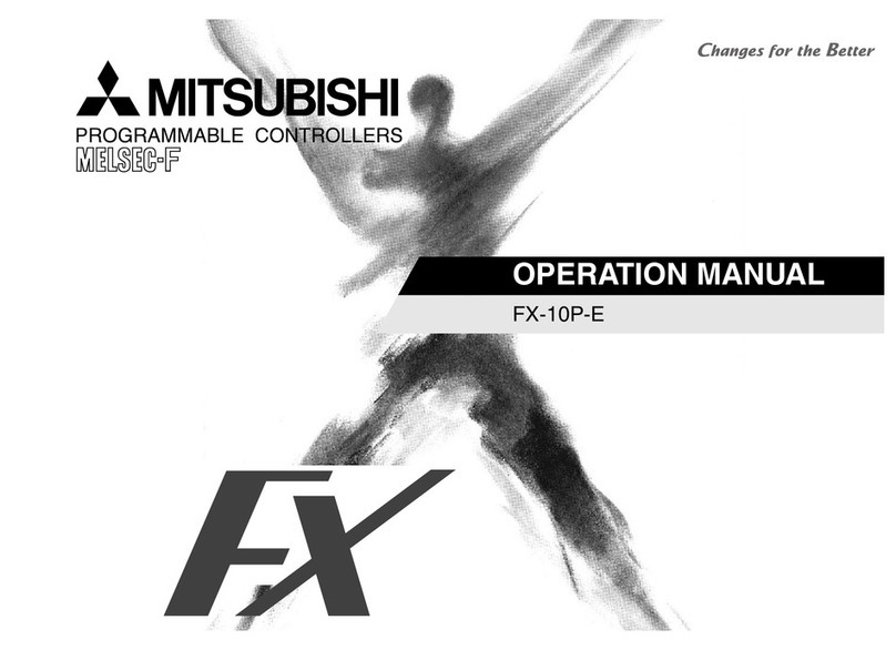 Mitsubishi FX-10P-E Installation manual