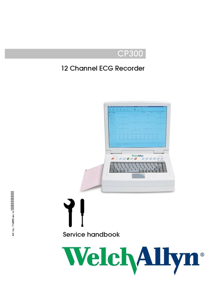 Welch Allyn CP300 Service handbook Welch Allyn CP300 Service handbook