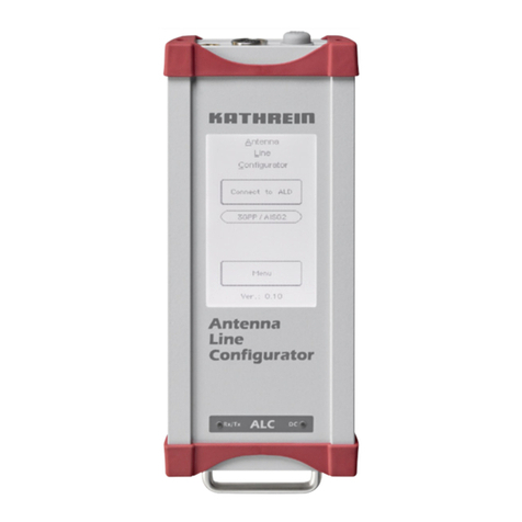 Kathrein ALC User manual
