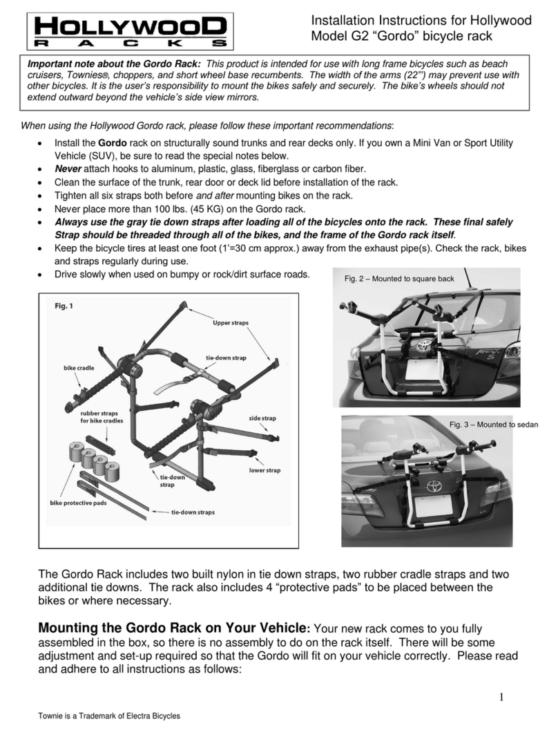 Hollywood G2 Gordo installation instructions