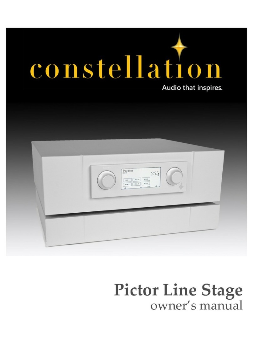 Constellation Pictor owner's manual