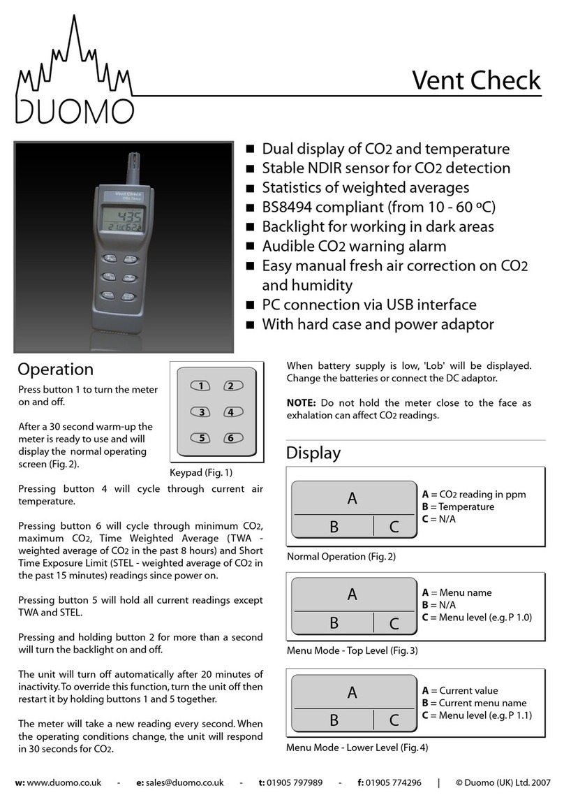 Duomo Vent Check manual