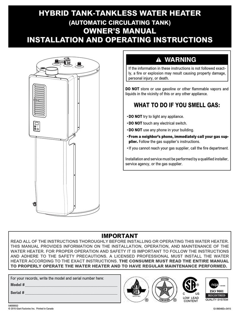 Giant UG40-92TFTT-N2U User manual