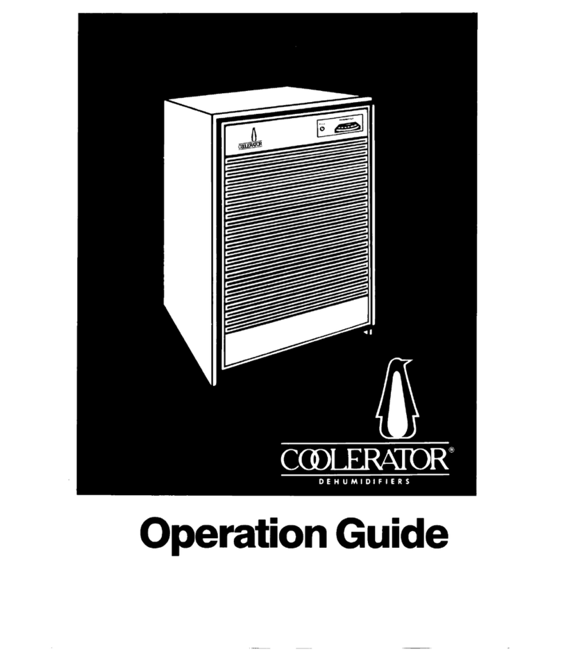 Coolerator AK2500XV1 Operation guide