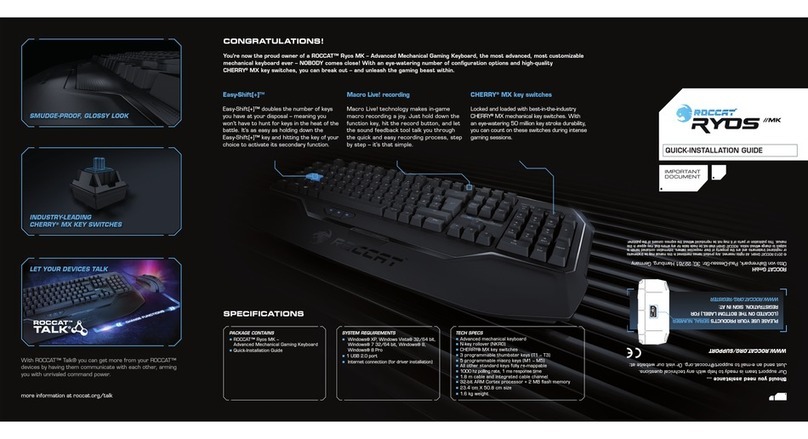 Roccat Ryos MK User manual