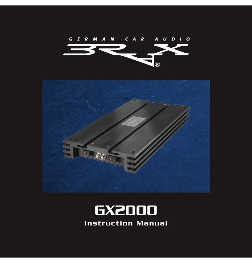 BRAX GX2000 User manual
