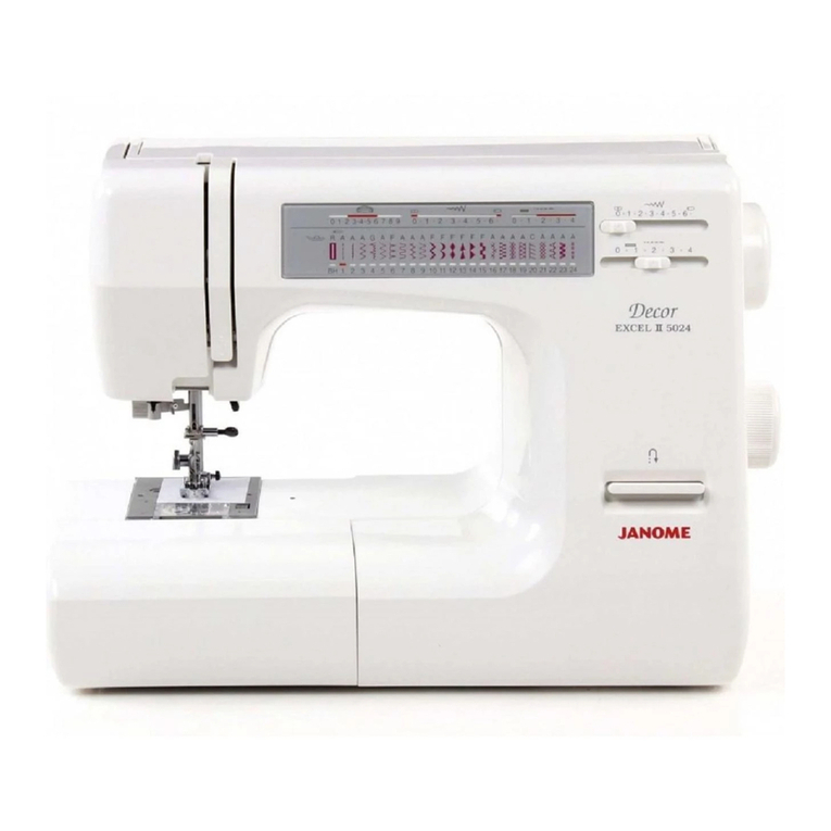Janome DE 5024 User manual