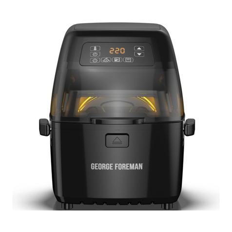 George Foreman GHFD6810B use and care manual