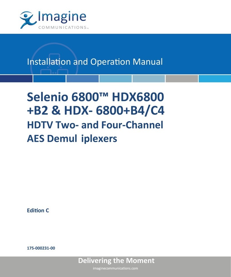 Imagine HDX6800+B2 Installation and operation manual
