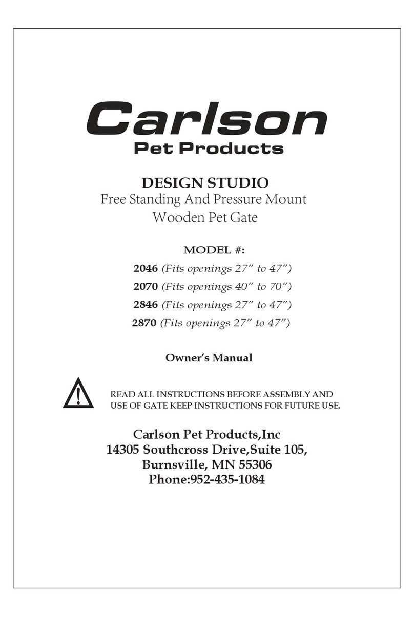 Carlson 2070 User manual