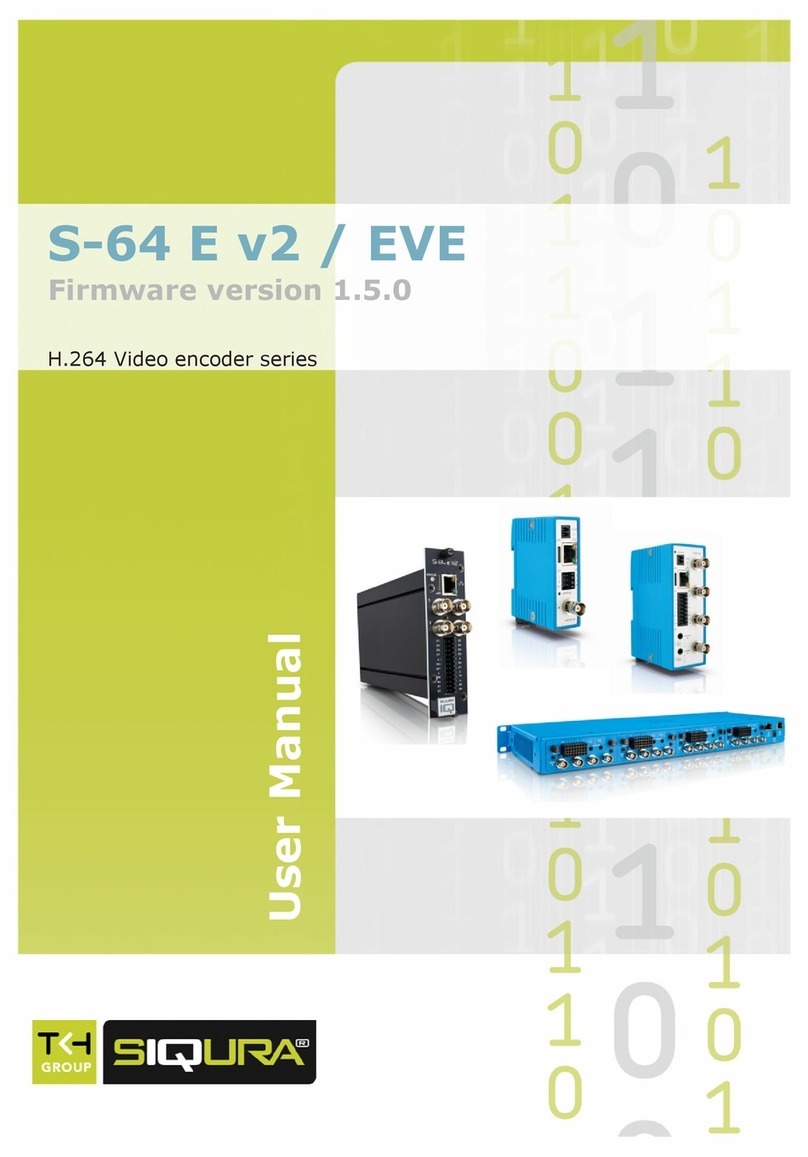 Siqura S-64 E v2 user manual