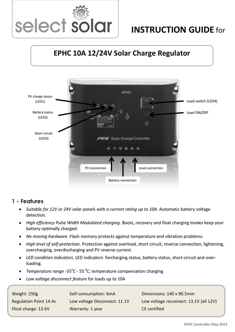 select solar EPHC 10A Manual