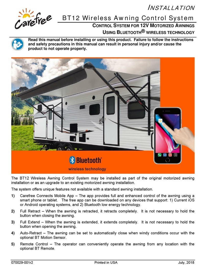 Carefree BT12 User manual