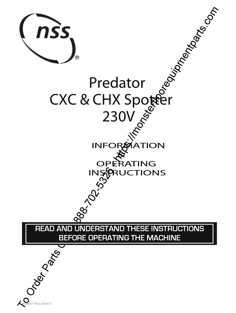 NSS Predator CXC Information & operating instructions