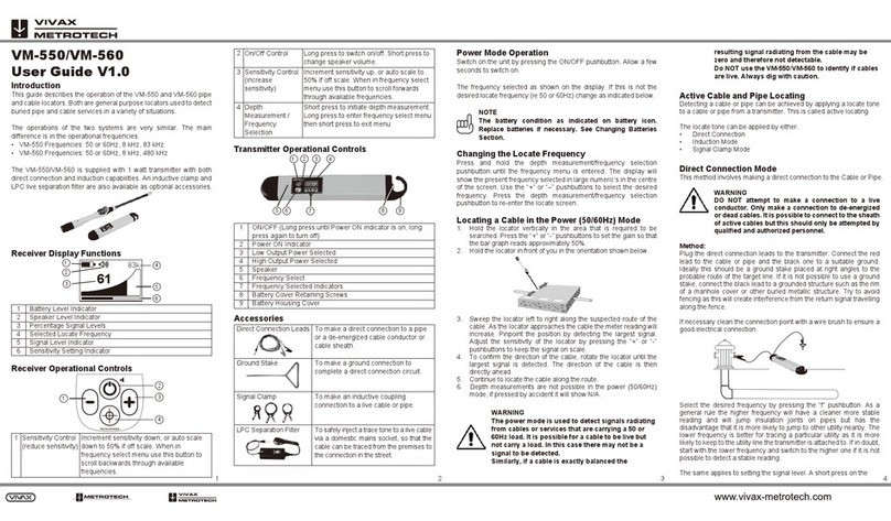 Vivax Metrotech VM-550 user guide